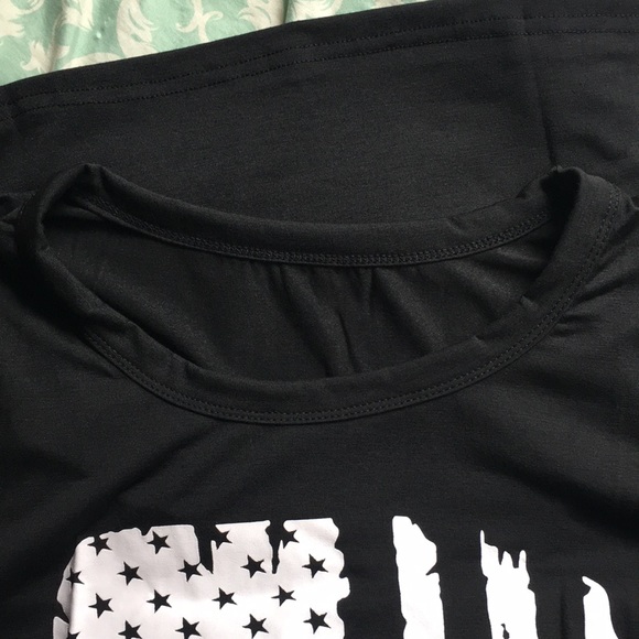 Patriotic distressed American flag muscle tee - Picture 2 of 3